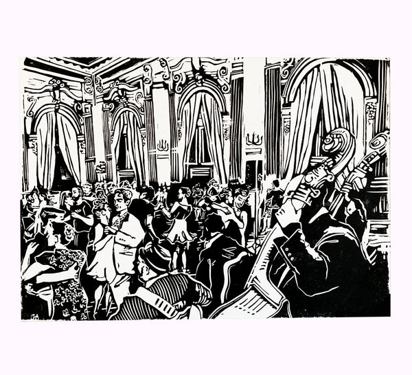 Roma Balboa Weekend 2022 / Linocut Print/ Hand made/Limited Edition