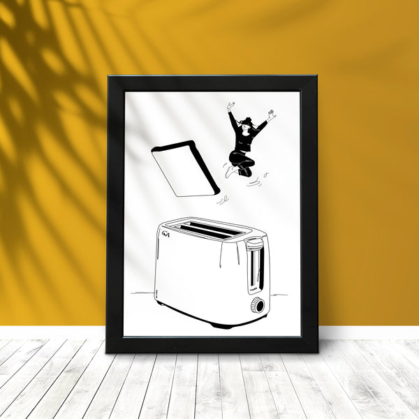 Life of GA / Morning Toast / 30x40 cm / FREE Shipping!