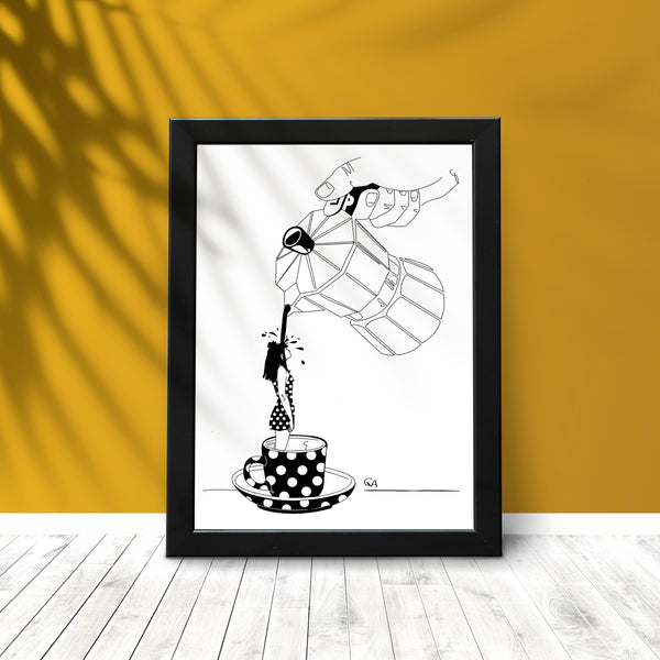 Life of GA / Morning Coffee / 30x40 cm / FREE Shipping!