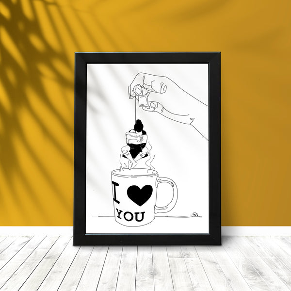 Life of GA / Tea Time / 30x40 cm / FREE Shipping!