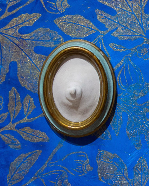 Quattro Stagioni / Ceramic on the hand printed Plywood