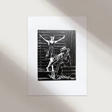 New Orleans dreaming / Linocut print