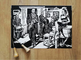 Caldonia / Louis Jordan (1945) / Linocut Print / Handmade