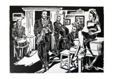 Caldonia / Louis Jordan (1945) / Linocut Print / Handmade